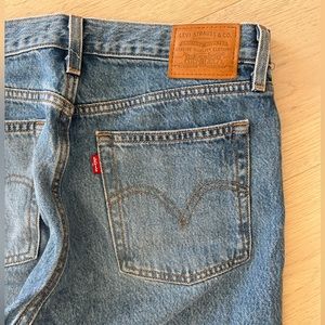 Levi's Wedgie Straight Leg Blue Jeans